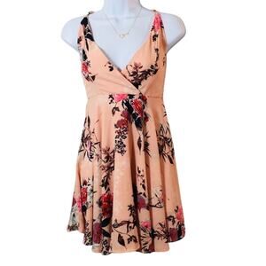 Revamped floral A line dress